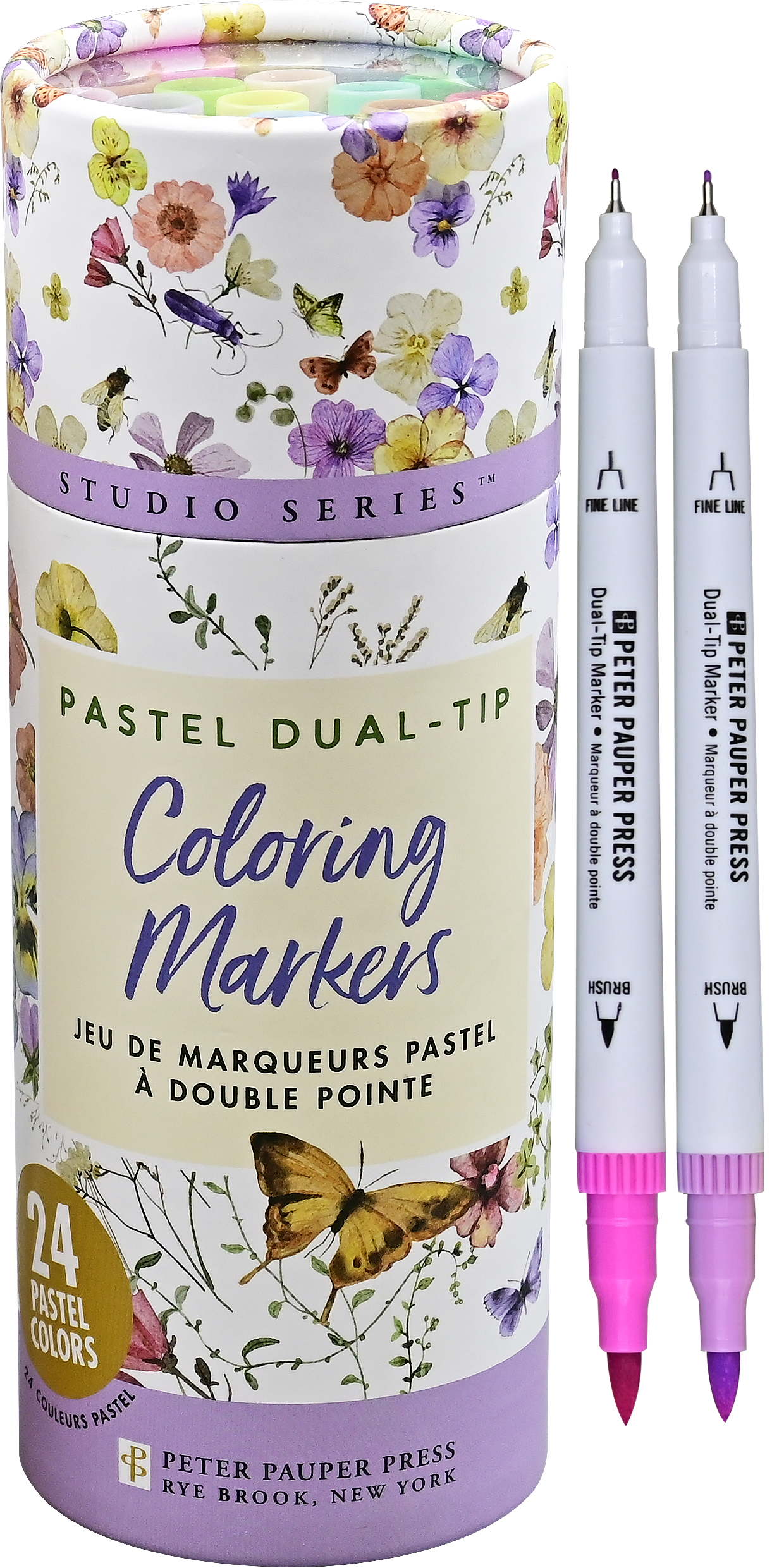 Studio Series Dual-Tip Pastel Markers (Set of 24),Studio Series Dual-Tip Pastel Markers (Set of 24)