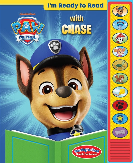 Nickelodeon Paw Patrol: I'm Ready to Read with Chase Sound Book [With Battery]