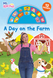 A Day on the Farm (Ms. Rachel): An Interactive Book with 12 Sounds! [With Battery]