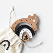 Bamboo Nesting Bear - Wooden Stacker Puzzle Toy