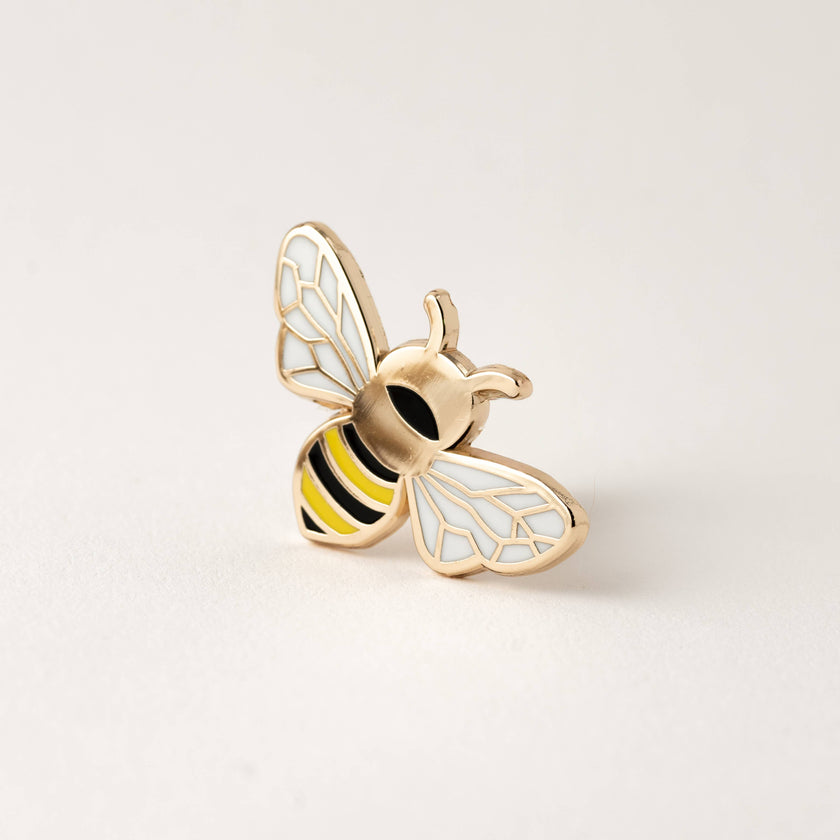 Queen Honey Bee Lapel Pin, Spring Easter Gifts