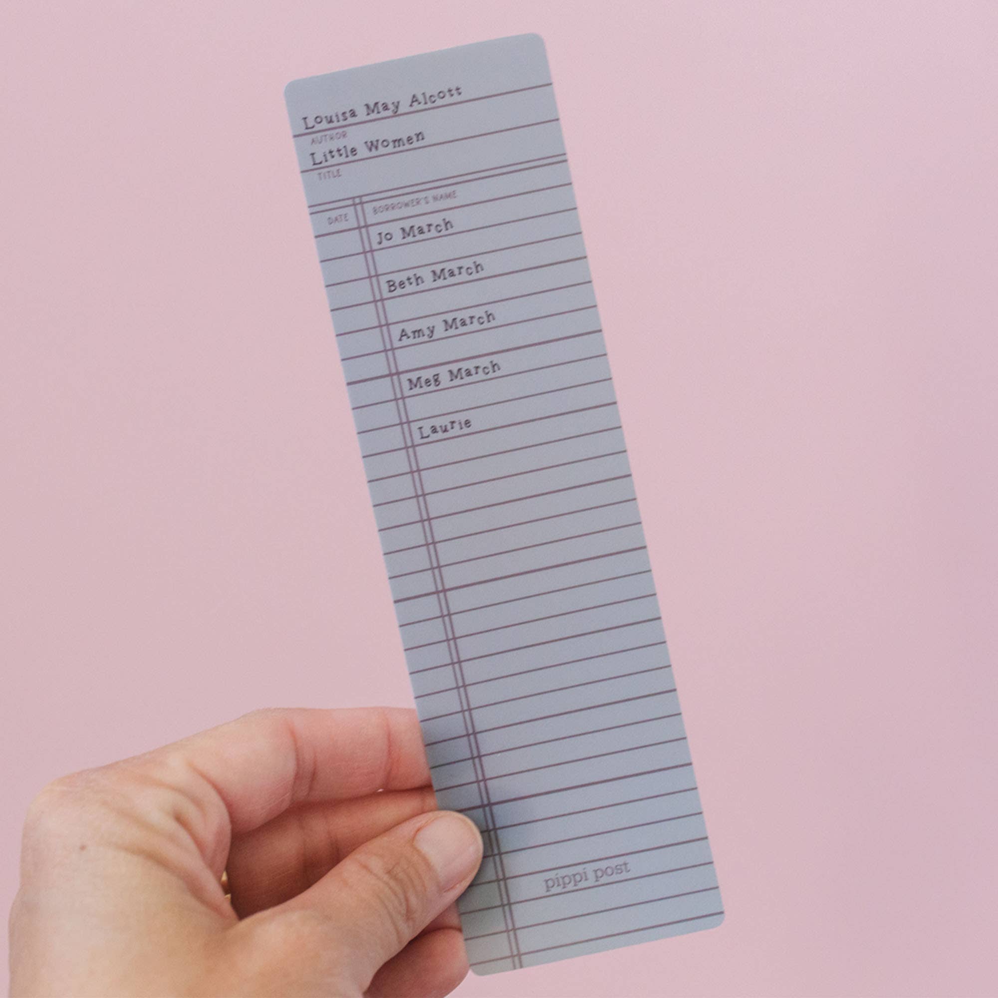 Little Women Library Transparent Bookmark