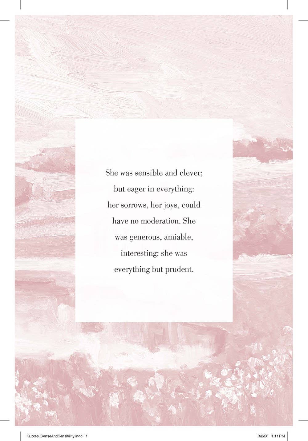 Sense and Sensibility : Deluxe Painted Edition