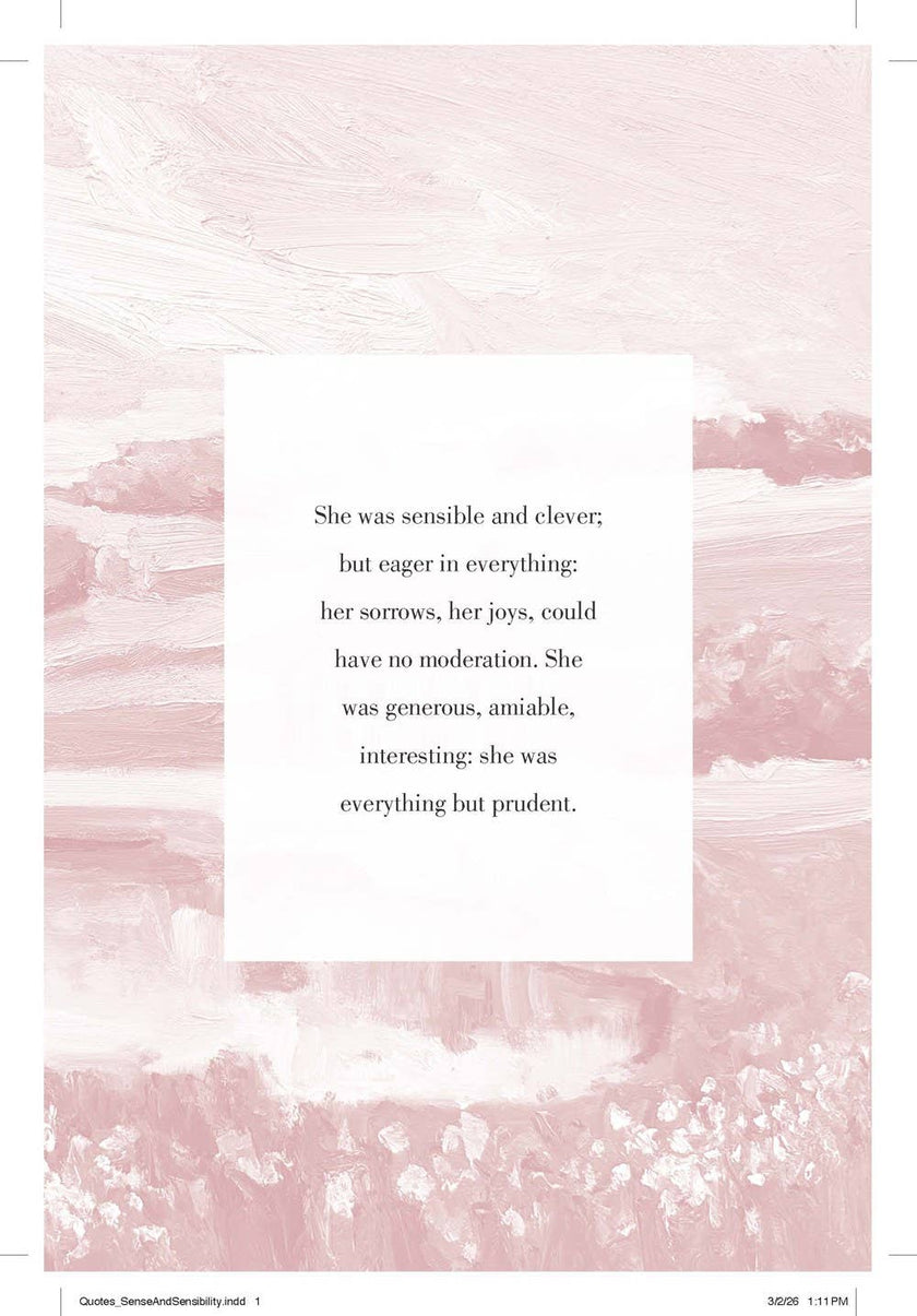 Sense and Sensibility : Deluxe Painted Edition