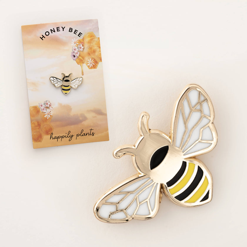 Queen Honey Bee Lapel Pin, Spring Easter Gifts