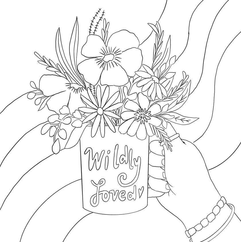 Wildly Loved Coloring Book