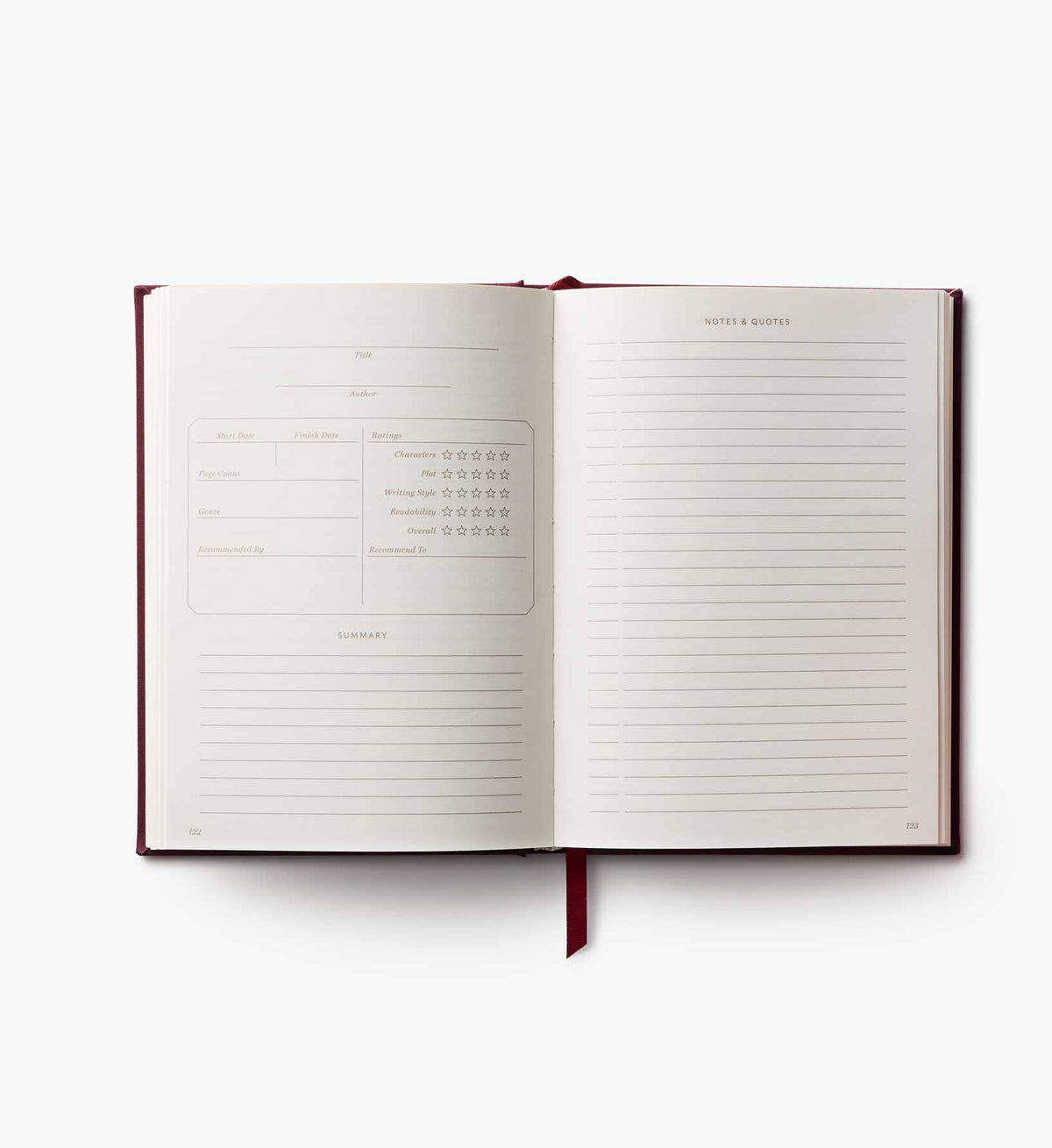 Ladies Night Book Club Embroidered Book Journal