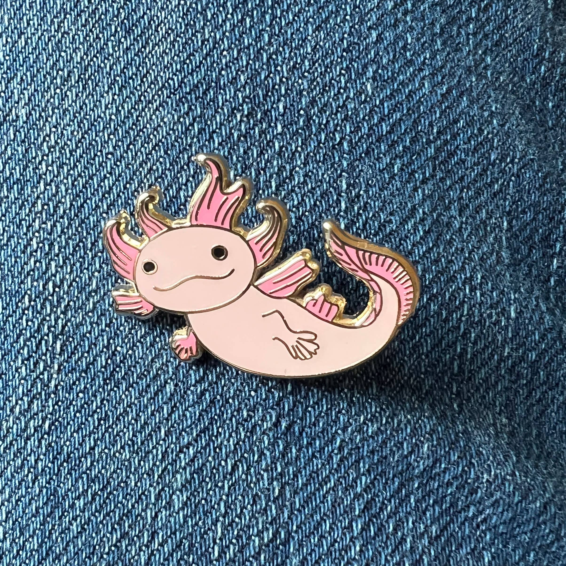 Axolotl Enamel Pin, Magical Cute Gifts