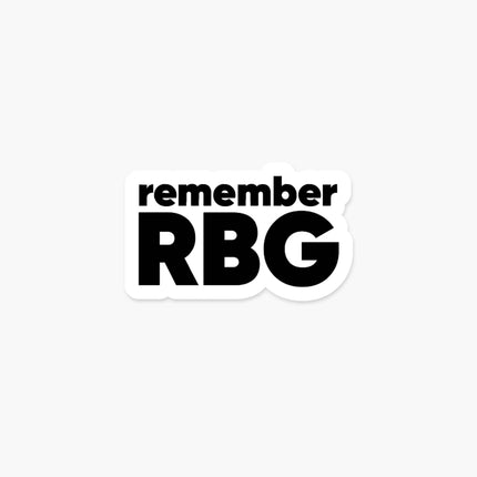 Remember RBG - Feminist Sticker