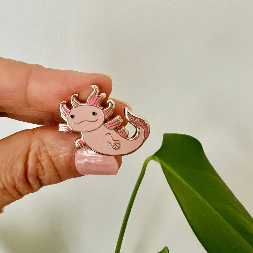 Axolotl Enamel Pin, Magical Cute Gifts