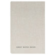 Tan One Line A Day Fabric Journal - Stationery Gifts