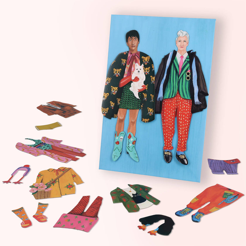 Fearless Fashion Magnetic Dolls