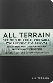 All Terrain: Waterproof Notebook Set,All Terrain: Waterproof Notebook Set