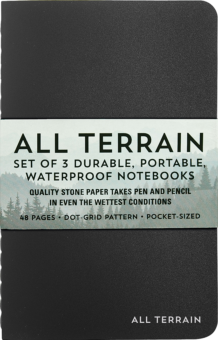 All Terrain: Waterproof Notebook Set,All Terrain: Waterproof Notebook Set