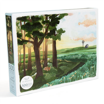 Sunlit Evening - 500 Piece Jigsaw Puzzle