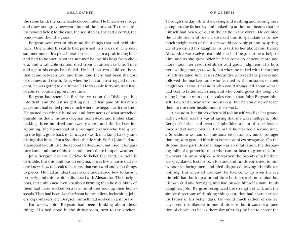 O Pioneers! by Willa Cather