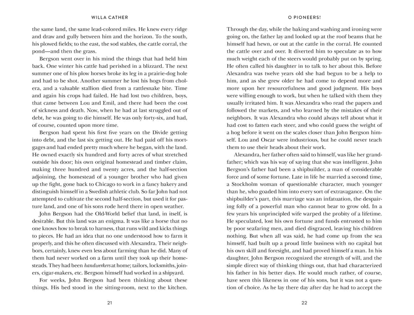O Pioneers! by Willa Cather