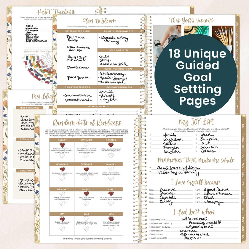 2026-27 Hard Cover Academic Planner, 8.5x11 Size (A4)