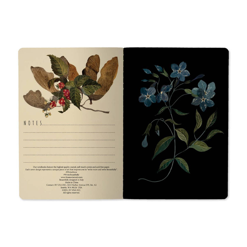 A6 Passport Notebook - Forest Flowers