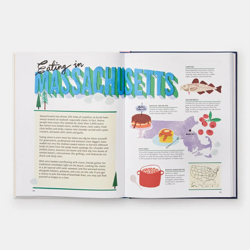 United Tastes Of America: Atlas & Recipes From Every State