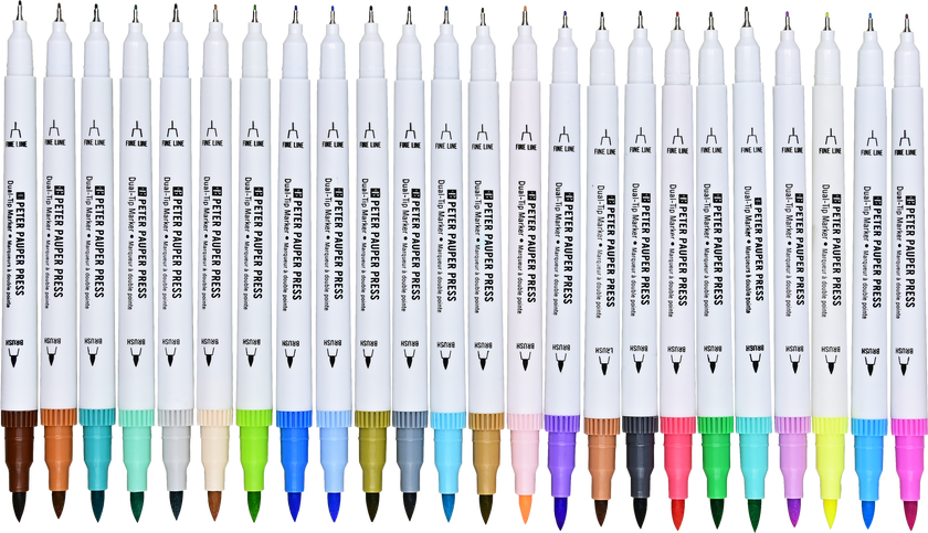Studio Series Dual-Tip Pastel Markers (Set of 24),Studio Series Dual-Tip Pastel Markers (Set of 24)