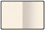 A6 Vegan Leather Hardcover Daily Planner -Greens and Flowers