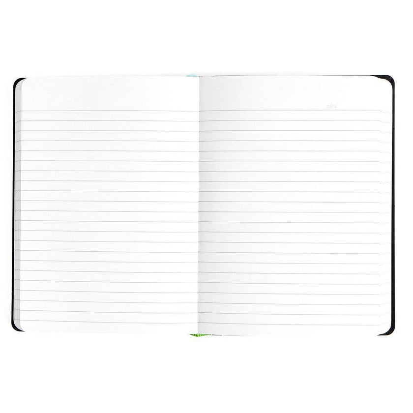 Light Blue Floral 5x7 Lined Softcover Book Journal