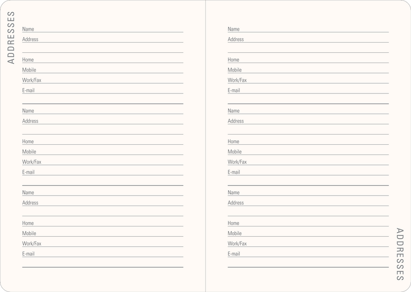 2027 Wildflower Garden Weekly Planner