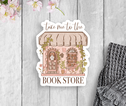 Bookstore Vinyl Sticker