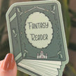Fantasy Reader Book Sticker for Kindles and Book Lovers