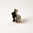Rabbit Lapel Pin, Bunny Garden Easter Gifts