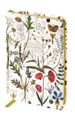 A6 Vegan Leather Hardcover Daily Planner -Greens and Flowers