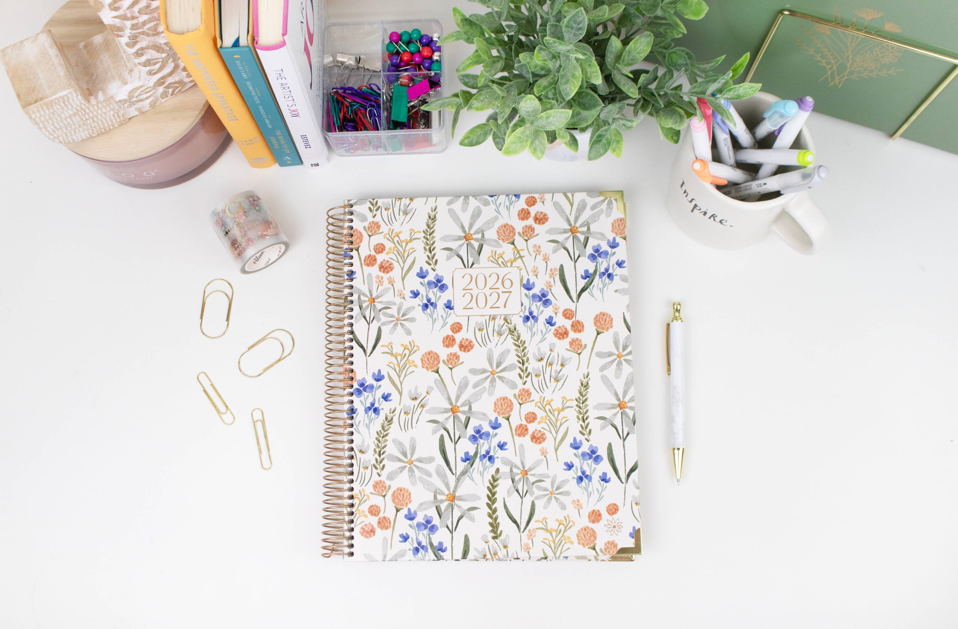 2026-27 Hard Cover Academic Planner, 8.5x11 Size (A4)