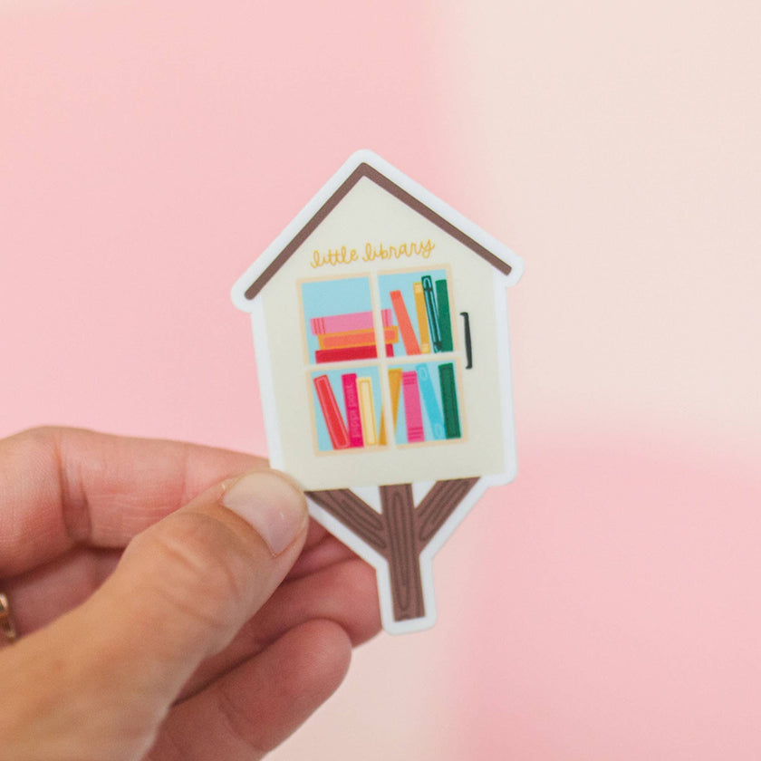 Little Library Decal Sticker