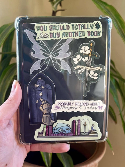 Faerie Wing Clear Sticker and Kindle Decal