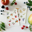 Fruit sticker sheets
