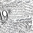 Feminist Quote Sticker, 4x1.5 in.