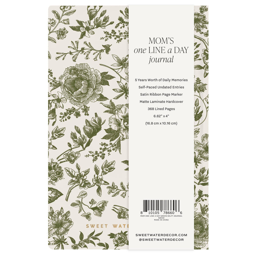 Mom's One Line A Day Journal - Mother's Day Gifts