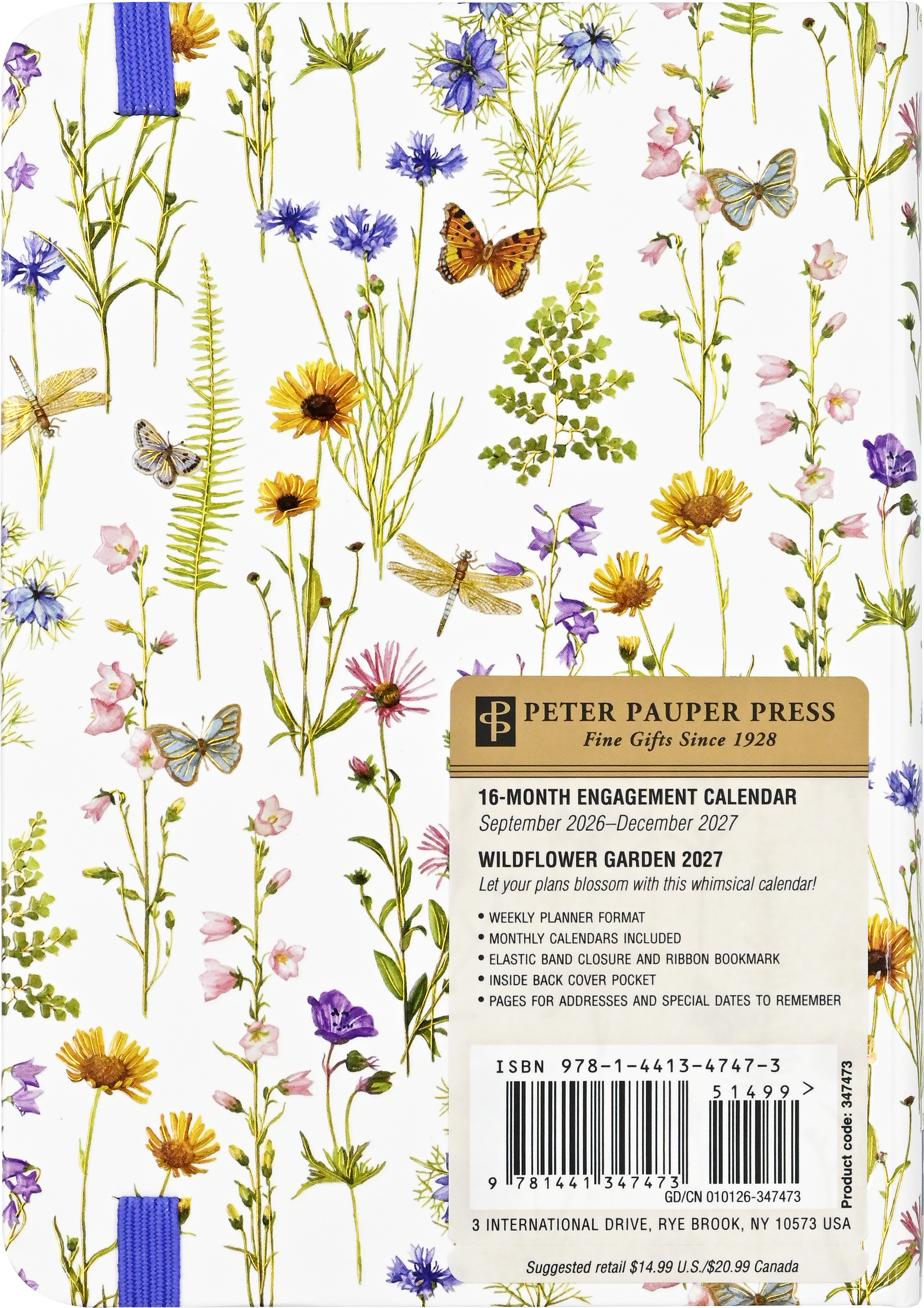 2027 Wildflower Garden Weekly Planner