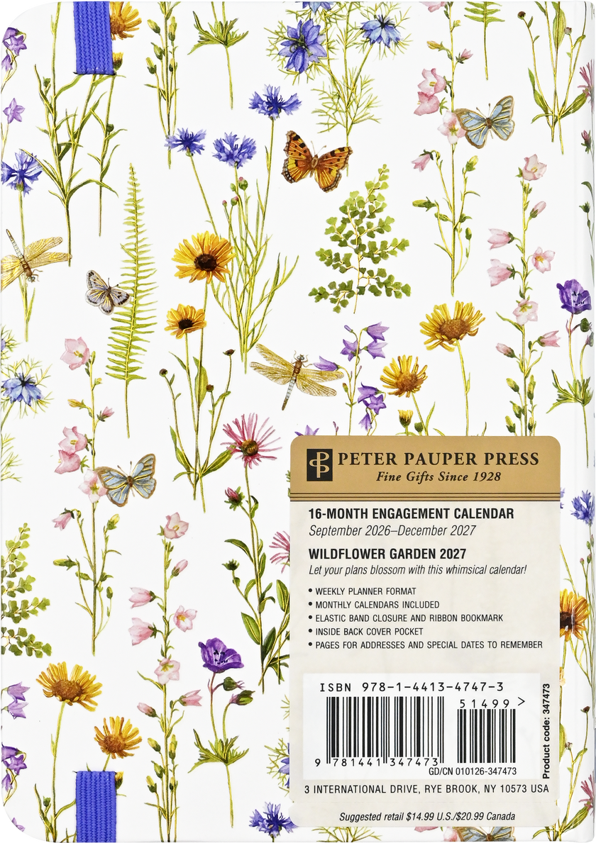 2027 Wildflower Garden Weekly Planner