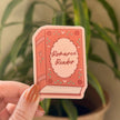 Romance Reader Book Sticker for Kindles and Book Lovers