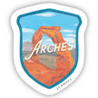 Arches National Park Badge Decal Sticker