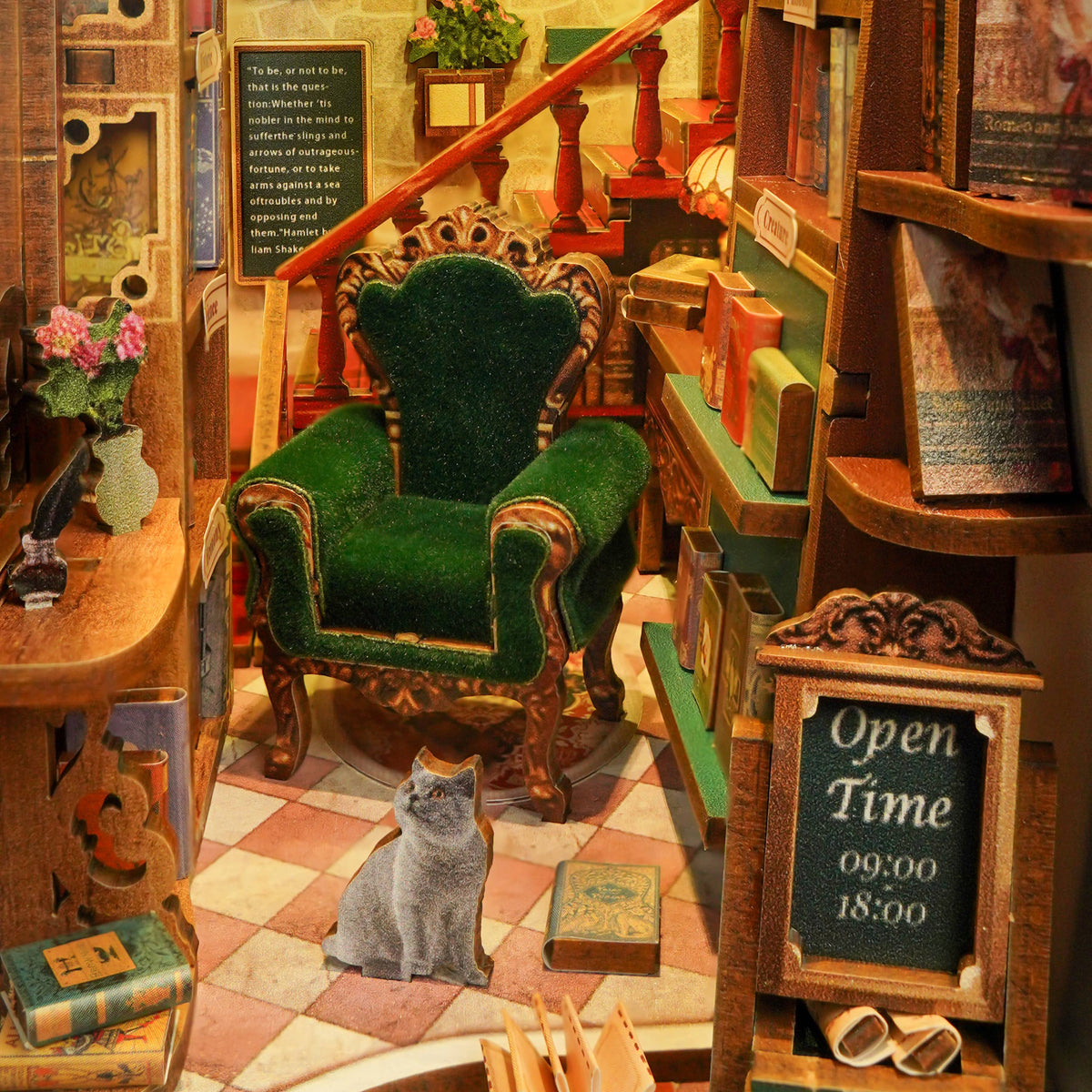 DIY Book Nook Kit: Left Bank Bookstore